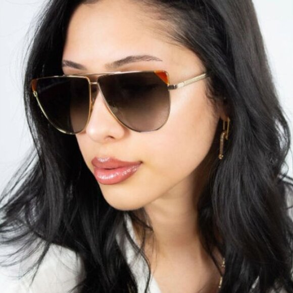 Victoria Beckham VB239S 319 Aviator Sunglasses – Grey/Blue - Picture 6 of 11